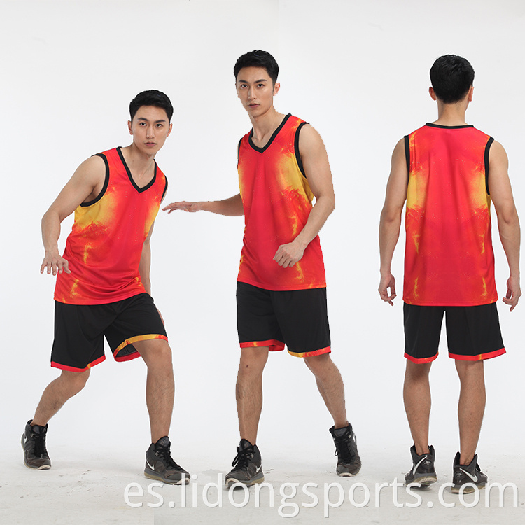 Diseños de baloncesto de baloncesto de personal personalizado Jersey de baloncesto de sublimación baratos uniformes de baloncesto reversible